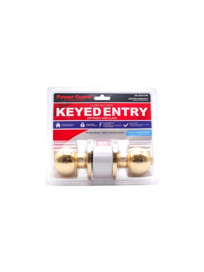 30304 - Trisonic Keyed Entry Door/Gold ( TS-F2002G ) - Box:  - Loc: A2
