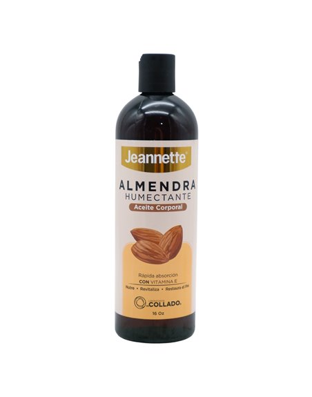 34554 - Jennette. Aceite De Almendras ( Almond Oil ) Con Vitamina E - 16 fl. oz. - Box:  - Loc: O3