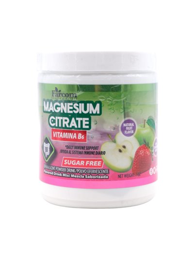 30306 - Farcom Magnesium Citrate Apple Fresa Vitamina B6 7 oz - Box:  - Loc: R6