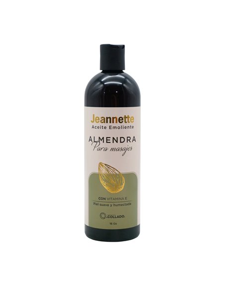 34555 - Jennette. Aceite De Almendras ( Almond Oil ) Humectante Corporal- 16 fl. oz. - Box:  - Loc: O3