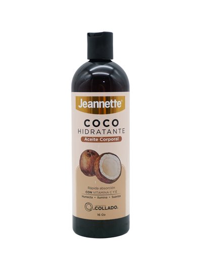 34556 - Jennette. Aceite De Coco ( Coconut Oil ) Humectante Corporal- 16 fl. oz. - Box:  - Loc: O3