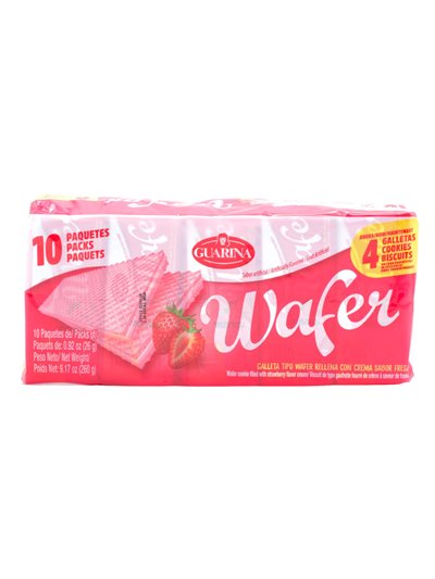 30320 - Guarina Wafer Fresa - 10 Pack/9.17 oz. - Box:  - Loc: N9