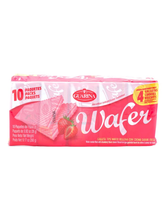 30320 - Guarina Wafer Fresa - 10 Pack/9.17 oz. - Box:  - Loc: N9