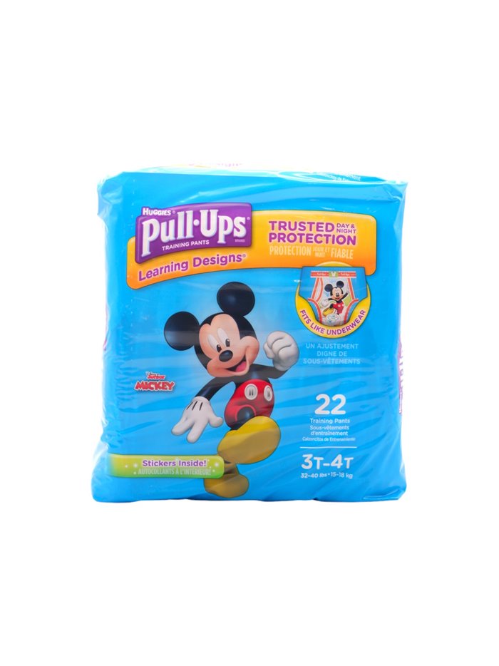 30338 - Huggies Boy Diapers Pull-Ups - Size 3T-4T. (Case of 4/22s) - Box:  - Loc: L8