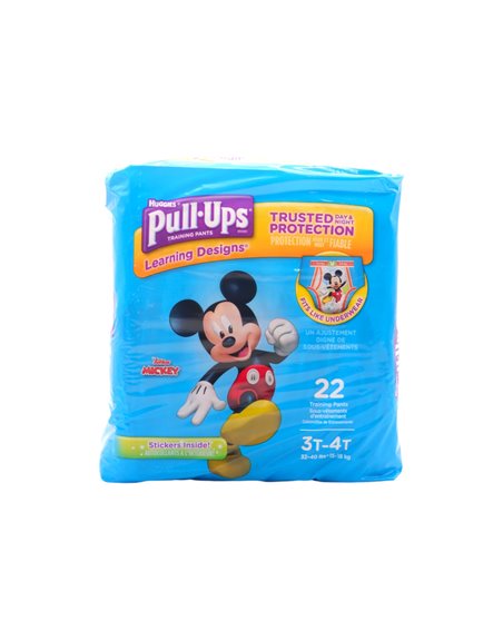30338 - Huggies Boy Diapers Pull-Ups - Size 3T-4T. (Case of 4/22s) - Box:  - Loc: L8