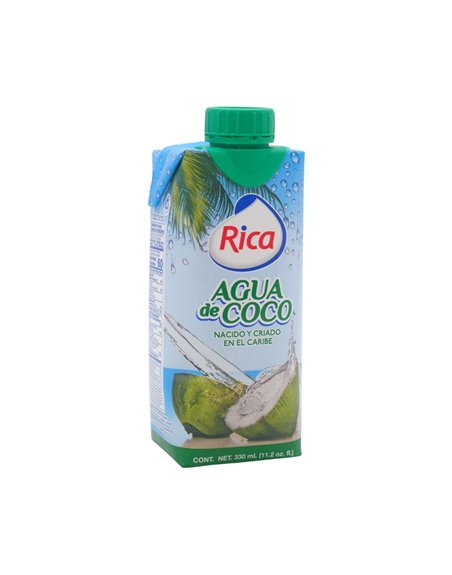 34597 - Rica Coconut Water - 330ml. (Case of 18) - Box:  - Loc: 