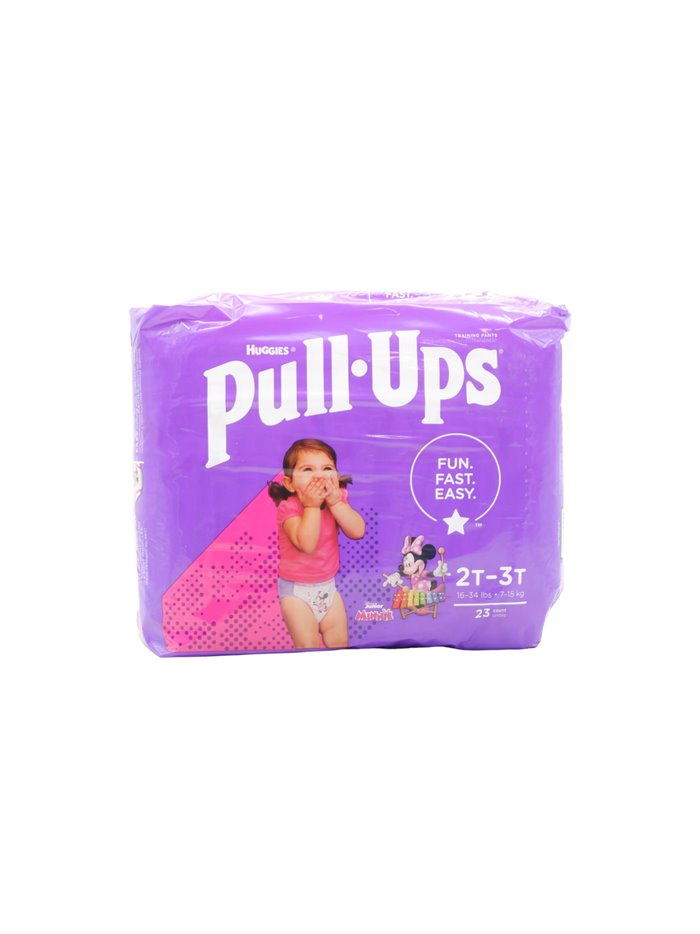 30339 - Huggies Girl Diapers Pull-Ups - Size 2T-3T (Case of 4/23's) - Box:  - Loc: L8