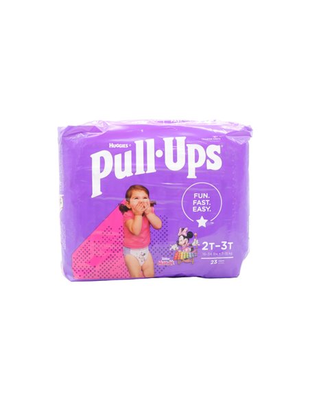 30339 - Huggies Girl Diapers Pull-Ups - Size 2T-3T (Case of 4/23's) - Box:  - Loc: L8