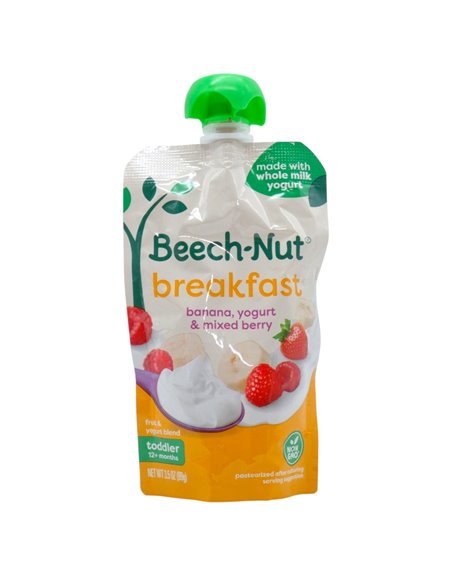 32831 - Beech-Nut Yogurt, Banana & Mix Berry. 3.25 oz. (Case OF 12) - Box:  - Loc: 