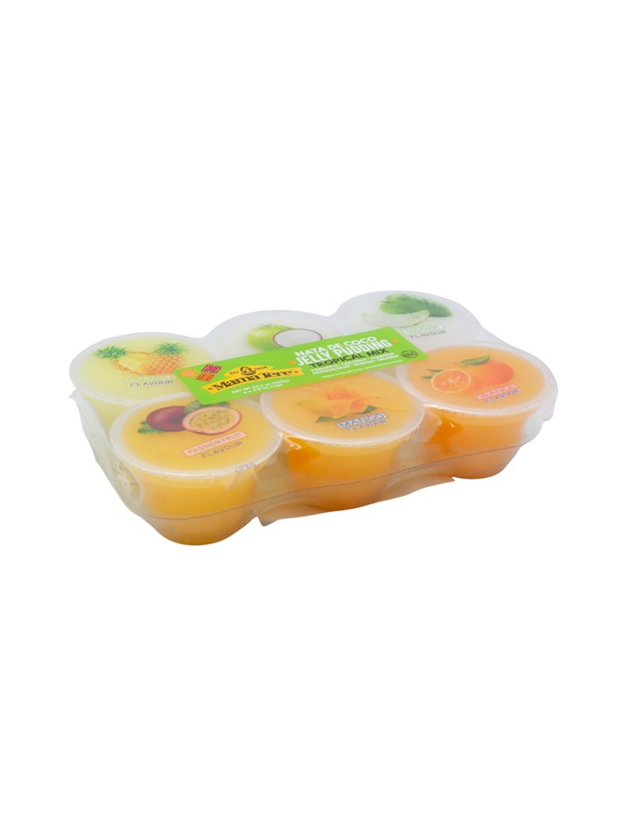 34660 - Mama Tere Tropical Mix Jelly Pudding. 6ct - 23.3oz. (Case of 12) - Box:  - Loc: L8