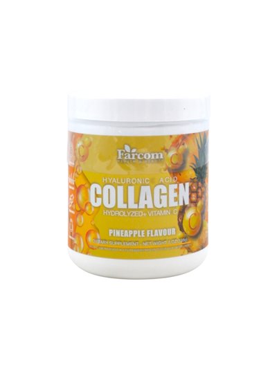 34710 - Farcom Hyaluronic Collagen  Pineapple. Hydrolzed + Vitamin C  7 oz - Box:  - Loc: R6