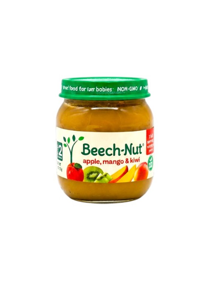 34846 - Beech-Nut Fruities. Apple, Mango, and Kiwi. 4 oz. (Case of 10) - Box:  - Loc: 