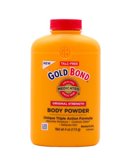 30425 - Gold Bond Polvo Medicado (ORiginal Strenght) Body Podwer Anti-Itch - 24/4oz. (Case Of 24) 01046 - Box:  - Loc: J1