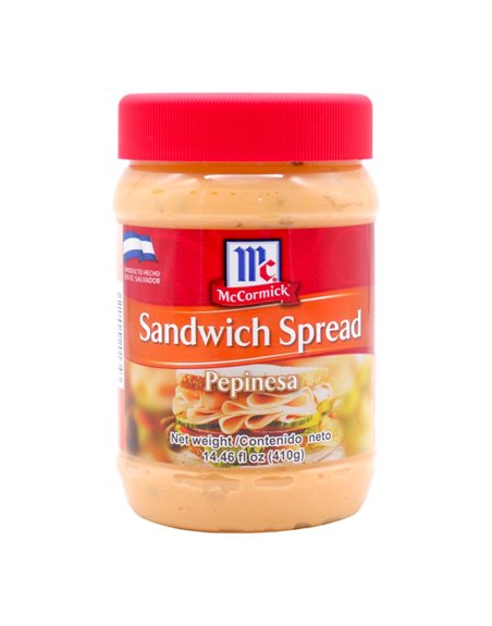 30451 - McCormick Sandwich Spread (Pepinesa/Aderezo) - 14.46oz. (Case of 12) - Box:  - Loc: S6