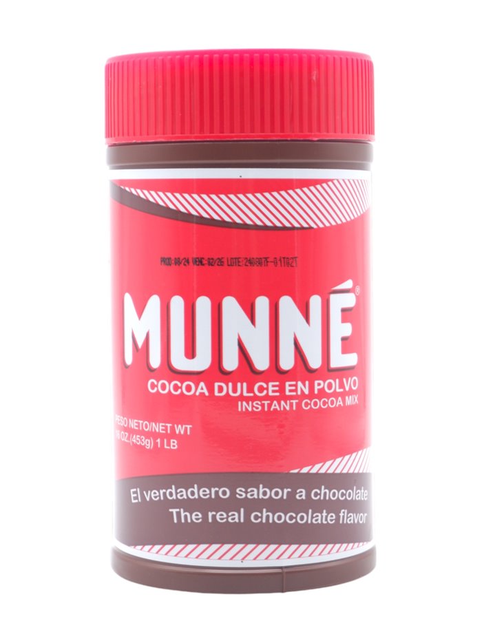 30456 - Munne Instant Chocolate Powder - 16 oz.Pomo - Box:  - Loc: C.J.2
