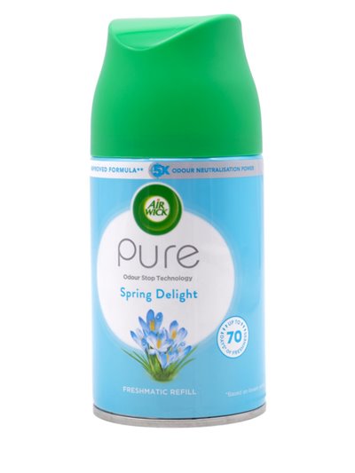 30522 - Air Wick Freshmatic Refill Can, Spring Delight - 250ml. (Case of 4) - Box:  - Loc: I6