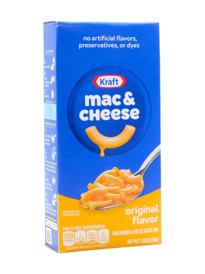 30586 - Kraft Macaroni & Cheese Dinner - 7.25 oz. (35 Boxes) - Box:  - Loc: G8