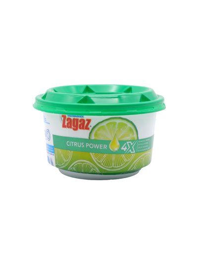 30653 - Zagaz 4X Citrus Power  LavaPlatos. Limon (Green/Verde) - 400g. (Case Of 16) - Box:  - Loc: 