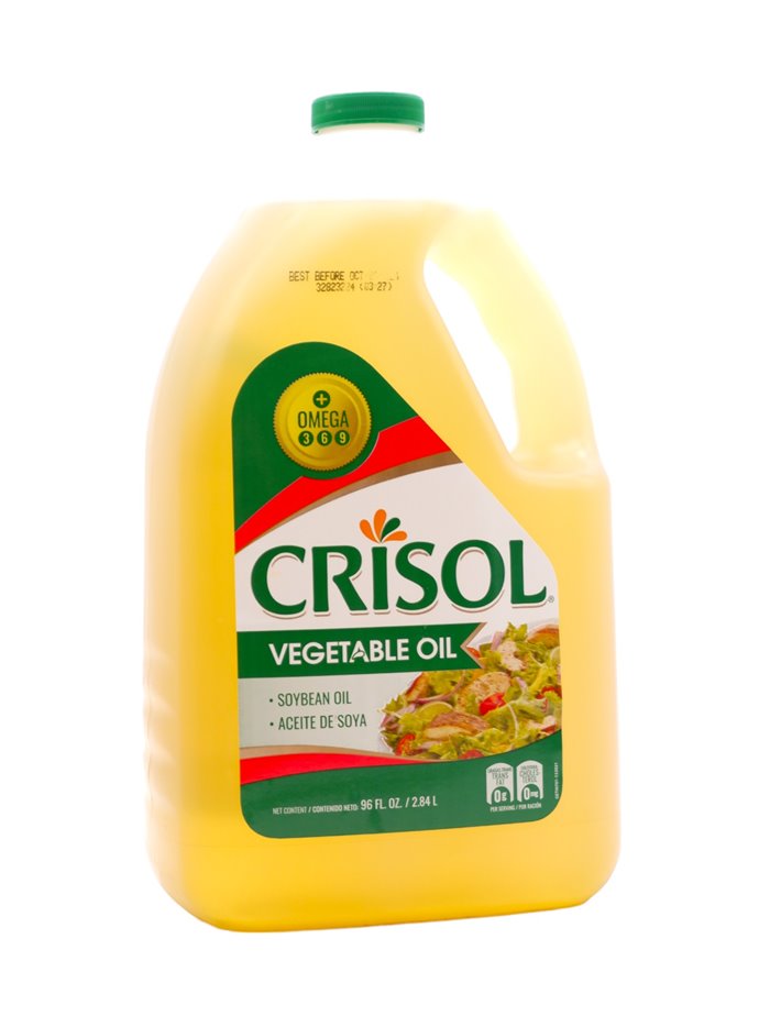 30654 - Crisol Vegetable Oil (Soy Bean Oil) - 96 fl. oz. (Case of 6) - Box:  - Loc: G6