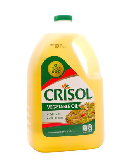 30654 - Crisol Vegetable Oil (Soy Bean Oil) - 96 fl. oz. (Case of 6) - Box:  - Loc: G6