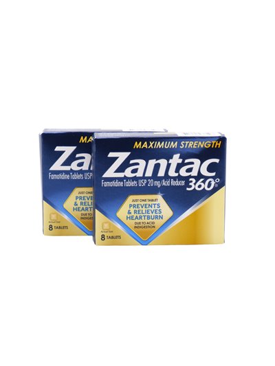 30694 - Zantac (360) Maximum Strength. -8ct. (Prevent & Relieve Heart Burn) - Box:  - Loc: 