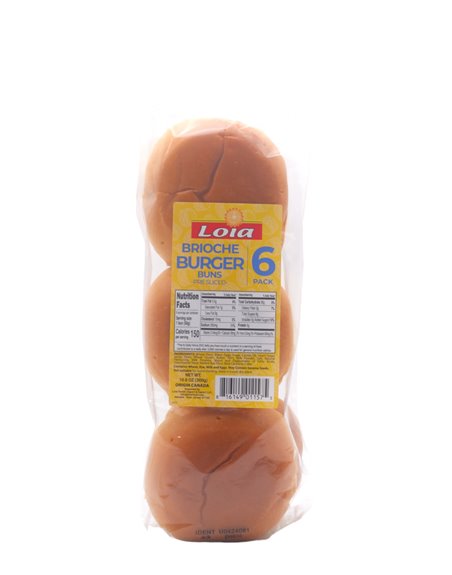 30739 - Loia Brioche Burger - 6ct. (Case of 14) - Box:  - Loc: Q3