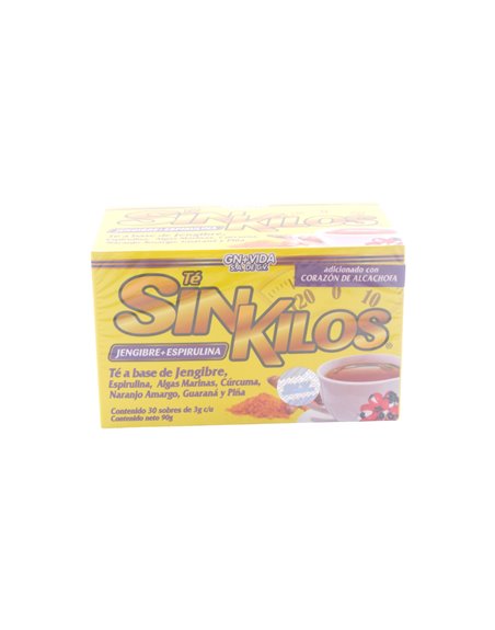 30748 - Te Sin Kilos Jengibre + Espirulina 90 g - Box:  - Loc: M1