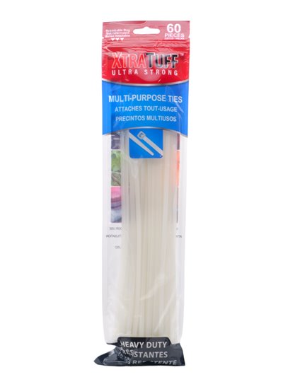 30755 - XtraTuff. Cable Ties 4.8x300mm-60 ct (45130) - Box:  - Loc: 31F
