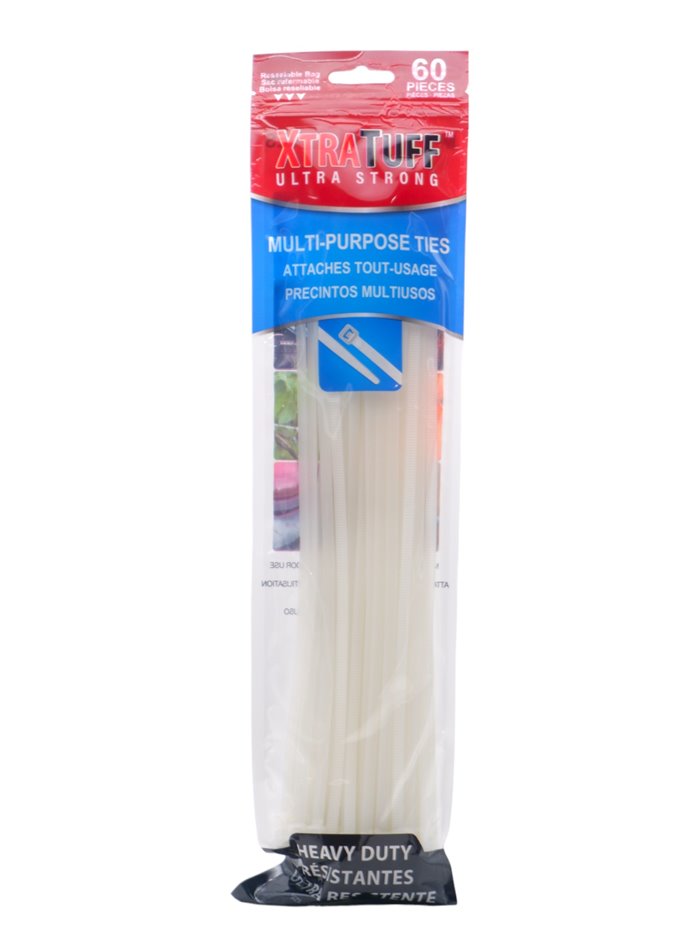 30755 - XtraTuff. Cable Ties 4.8x300mm-60 ct (45130) - Box:  - Loc: 31F