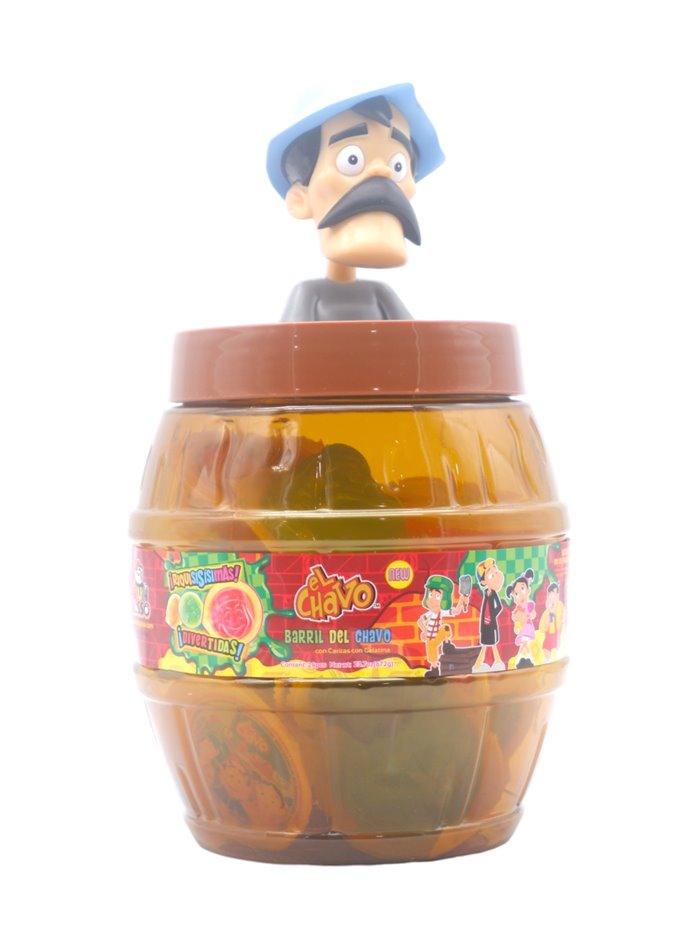 30767 - Barril Del Chavo.Juicy Chew Assorted Fruit Jellies (Don Ram??n),  - 6/23.7oz. - Box:  - Loc: L8