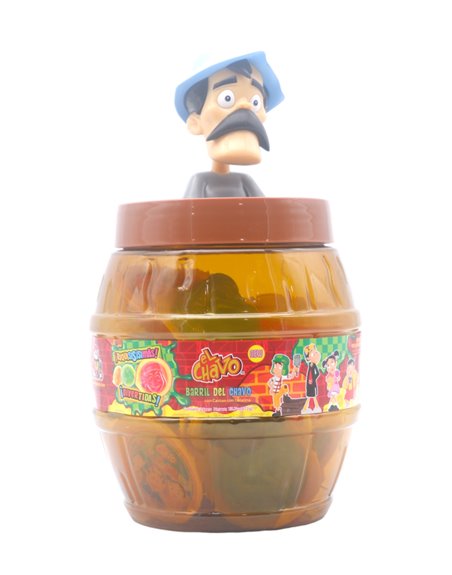 30767 - Barril Del Chavo.Juicy Chew Assorted Fruit Jellies (Don Ram??n),  - 6/23.7oz. - Box:  - Loc: L8