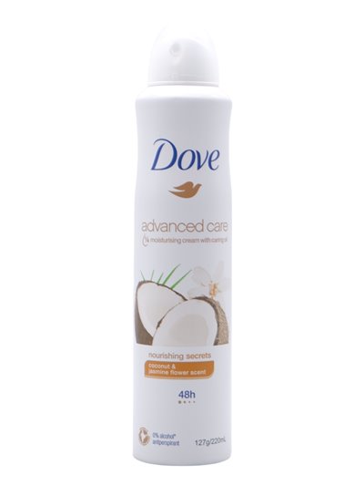 30786 - Dove Deodorant Spray, Coconut & Jasmine Flower Scent - 220ml/(Case Of 6) - Box:  - Loc: 31M