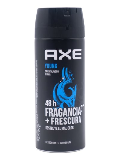 30790 - Axe Body Spray, Young - 150ml/(Cae Of 12) - Box:  - Loc: K9