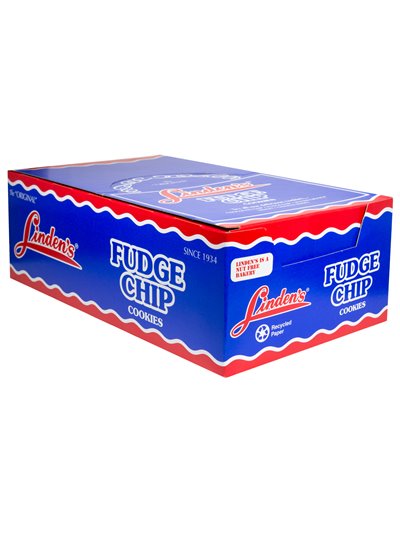 7081 - Linden's Cookies Fudge Chip - 18ct - BOX: 9 Pkg