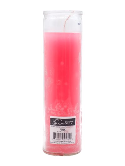 30833 - Cosmic Candle 7 Days Pink - (Case of 12) - Box:  - Loc: A9