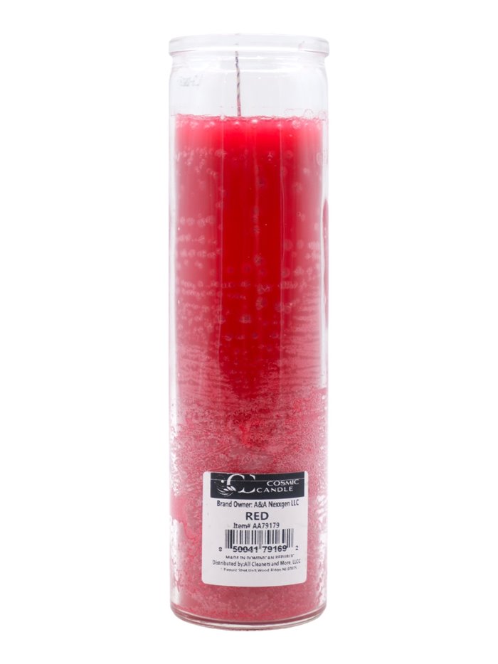 30836 - Cosmic Candle 7 Days Red - (Case of 12) - Box:  - Loc: A9