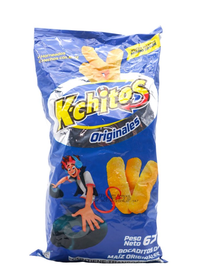 30841 - K-chitos Originales. Bocaditos De Ma??z - 67g/(Case Of 35) - Box:  - Loc: 