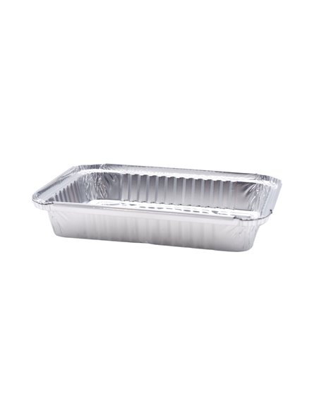 30853 - Aluminum Pan Oblong Shallow 1 1/2 Lb - 500ct - Box:  - Loc: N8