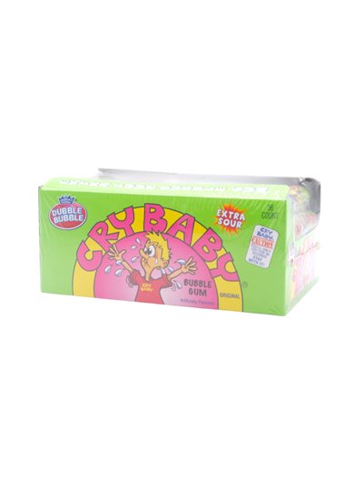 30879 - Cry Baby Extra Sour Bubble Gum - 36ct - Box:  - Loc: L7