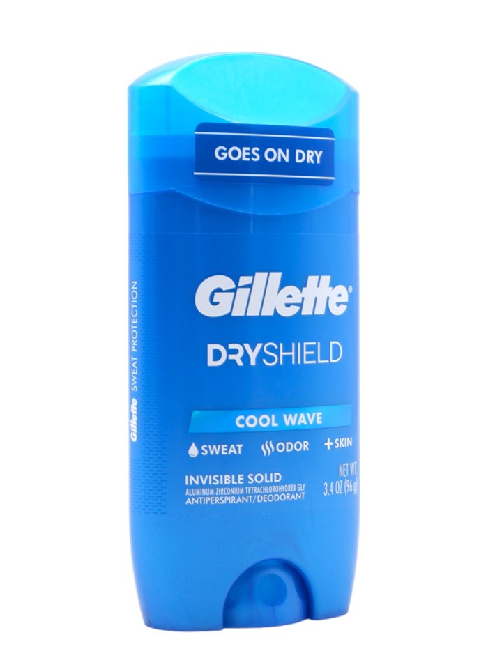 30885 - Gillette Deodorant Dry Shield. Cool Wave - 3.4 oz. - Box:  - Loc: K7