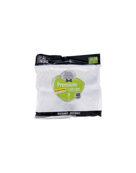 30911 - Ideal Kitchen Clear Fork - 48 Pcs (Case of 48) - Box:  - Loc: A10