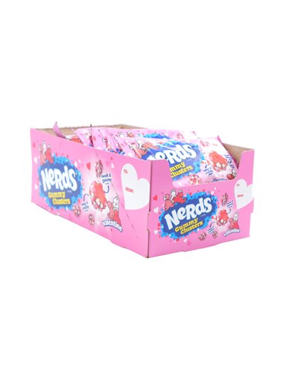 30940 - Nerds Gummy Clusters. Valentine - 3 fl. oz. (12 Pkg) - Box:  - Loc: L10
