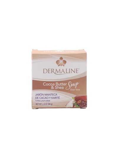 30942 - Dermaline Soap, Cococa Butter & Shea, (Manteca De Cacao Y Karit??) - 2.8 oz. (Case of 24) - Box:  - Loc: P2