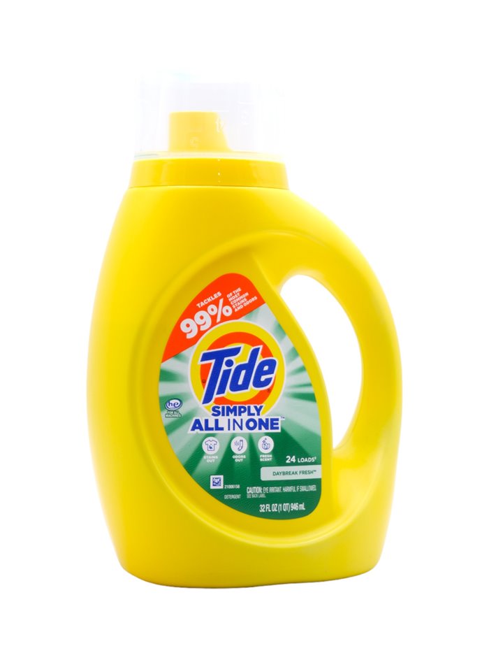 30958 - Tide Liquid Detergent, Simply All in One - 32 fl. oz. (Case of 6) - Box:  - Loc: 