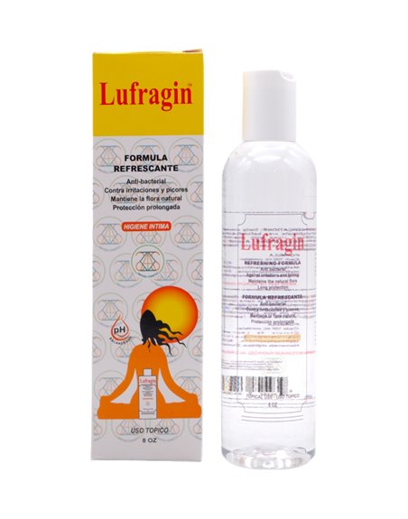 30989 - Lufragin Refreshing Formula. Intimate Wash, 8 fl. oz. (Case Of 24) - Box:  - Loc: L4