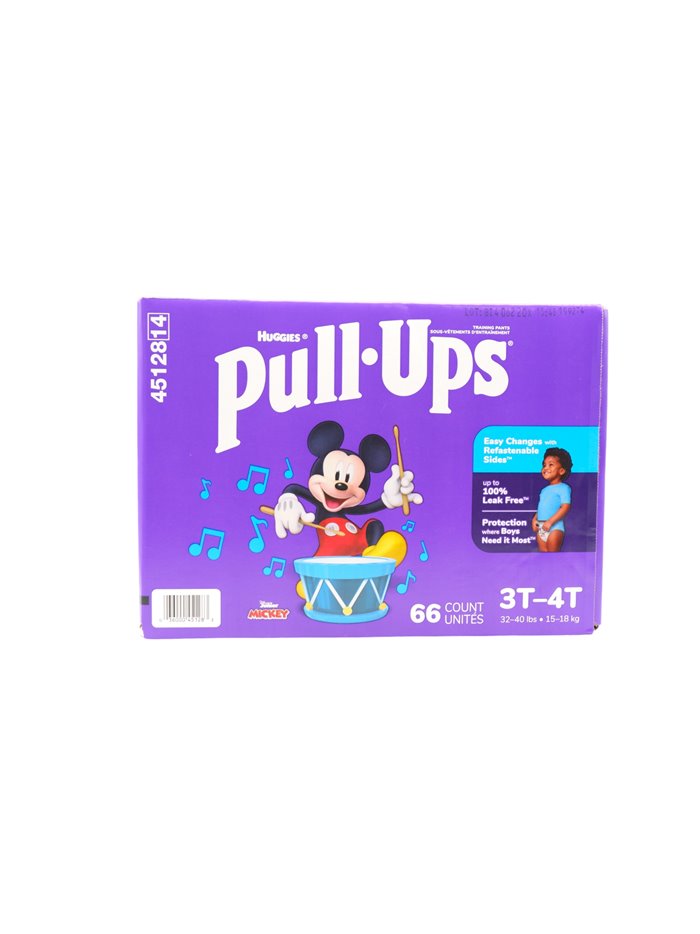 31054 - Huggies Girl Diapers Pull-Ups Boys (Disney Jr. Mikey)  - Size 3T-4T  (Case of 66ct) - Box:  - Loc: L8