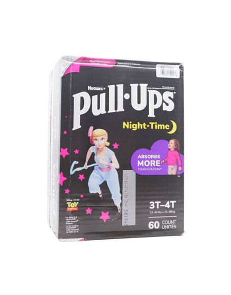 31055 - Huggies Girl Diapers Pull-Ups Girls  (Toy Story) - Size 3T-4T  (Case of 60ct) - Box:  - Loc: L8