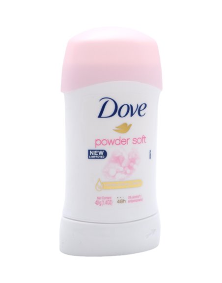 31131 - Dove Deodorant Stick, Powder Soft - 1.4oz (40ml). (Case Of 12) - Box:  - Loc: 31M