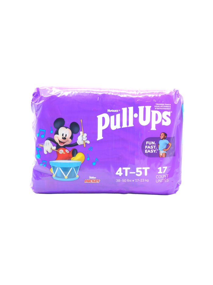 31137 - Huggies Boy Diapers Pull-Ups  - Size 4T-5T  (Case of 4/17's) - Box:  - Loc: L8