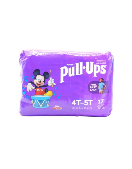 31137 - Huggies Boy Diapers Pull-Ups  - Size 4T-5T  (Case of 4/17's) - Box:  - Loc: L8